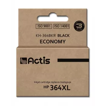 Kasetė ACTIS KH-364BKR suderinama su HP 364XL juoda, 20 ml pigmentinis, standartinė išeiga, 550 puslapių