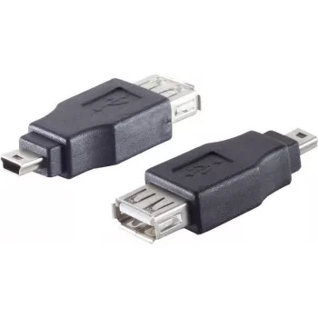 USB A lizdas į Mini USB B kištuką adapteris ShiverPeaks BS77051