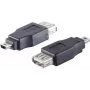 USB A lizdas į Mini USB B kištuką adapteris ShiverPeaks BS77051