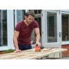 Juostinis šlifuoklis Black & Decker BEW210 14000 aps./min juodas, oranžinis
