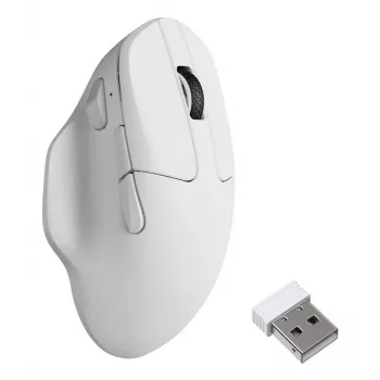 Keychron M7-A3 pelė ambidekstrinė Bluetooth USB Type-C 26000 DPI balta
