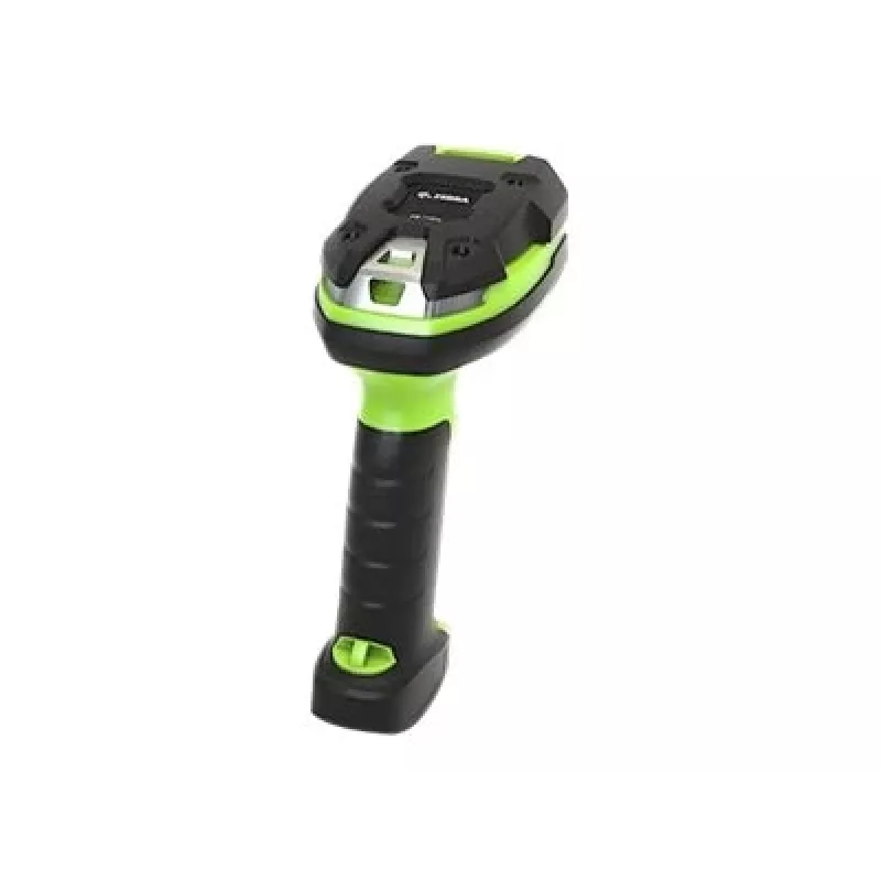 Zebra LI3608-ER20003VZWW sustiprintas 1D brūkšninių kodų skaitytuvas į ranką, su laidu, USB/RS-232/KBW, IP67, vibracijos variklis, pramoninės žalios spalvos