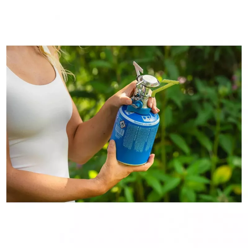 Kempingo viryklė ant dujų Campingaz 2227139 – vieno degiklio, gamtinės dujos, 240 g, 60 mm aukštis, 10 cm skersmuo