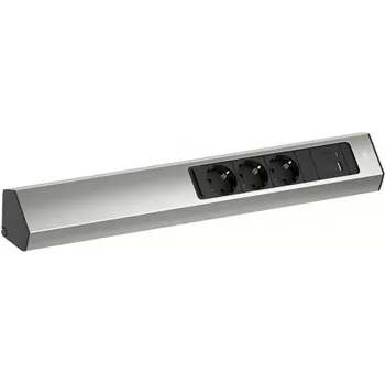 Bachmann CASIA 2 ilgintuvas su 3x CEE7/3 kištukiniais lizdais ir 1x USB A/C 22W