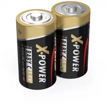 ANSMANN X-Power šarminė baterija C tipo, 2 vnt. pakuotė (5015623), 7500 mAh