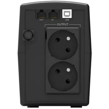 PowerWalker VI 600 STL linijinis-interaktyvus UPS 0.6 kVA 360 W 2 AC lizdai