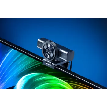 Razer Kiyo V2 internetinė kamera, 4K 30 FPS, 1080p 60 FPS, su triukšmo slopinimo mikrofonu