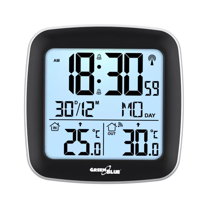 Termometras Greenblue 60135 pilka balta
