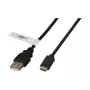 USB kabelis Efb K5258SW.0,5 juodas