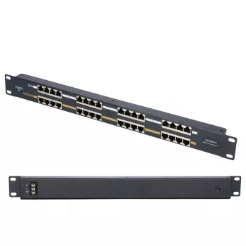 Extralink PoE Injector 16 prievadų 16x 100Mb/s RJ45, montuojamas į stelažą