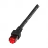 EFB-Elektronik RJ45 jungiamasis kabelis Cat.6 S/FTP LSZH juodas 1,5 m