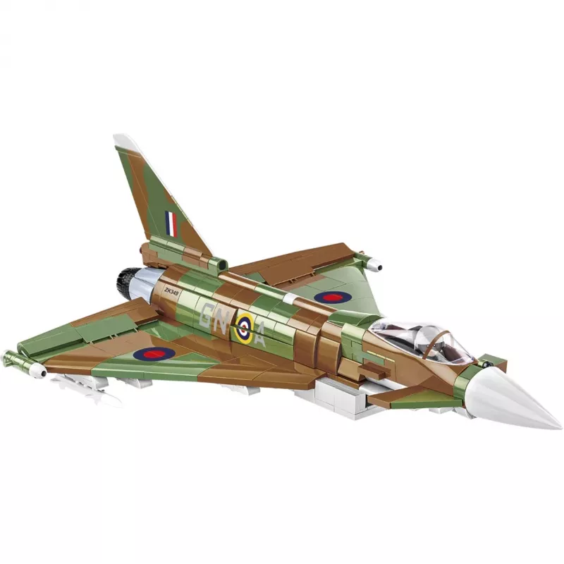 Konstrukciniai blokeliai Cobi Eurofighter Typhoon FGR4 “GiNA” — 577 dalių, nuo 8 metų, šviesiai pilka/žalia/ruda