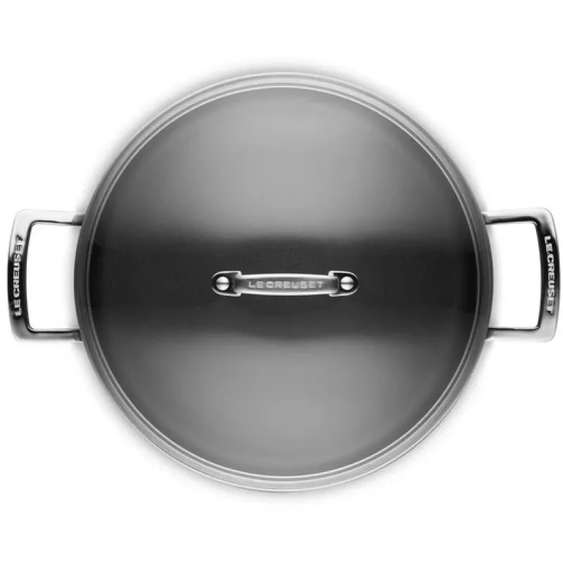 Le Creuset Toughened Non-Stick keptuvė su stikliniu dangčiu 28 cm