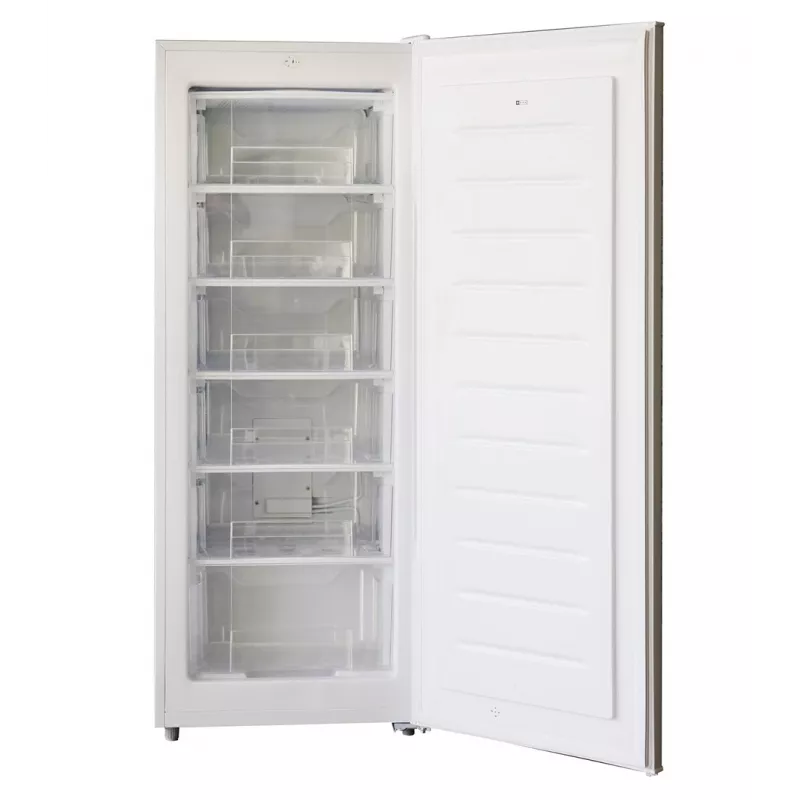 Šaldiklis Ravanson ZM-150 – laisvai pastatomas, 156 L, 6 stalčių, R600a, 41 dB, E klasė