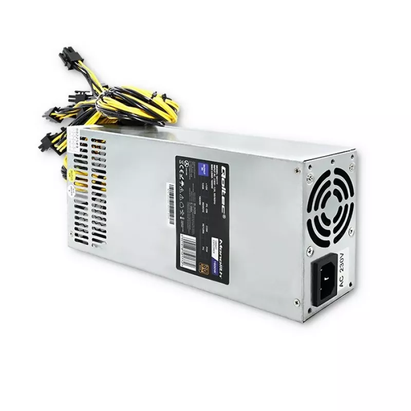 Qoltec 50177 PCI-E maitinimo blokas Smart 1600W | 80 Plus Gold – kasyba
