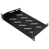 Extralink Shelf 1U sieninėms spintoms 10 juoda