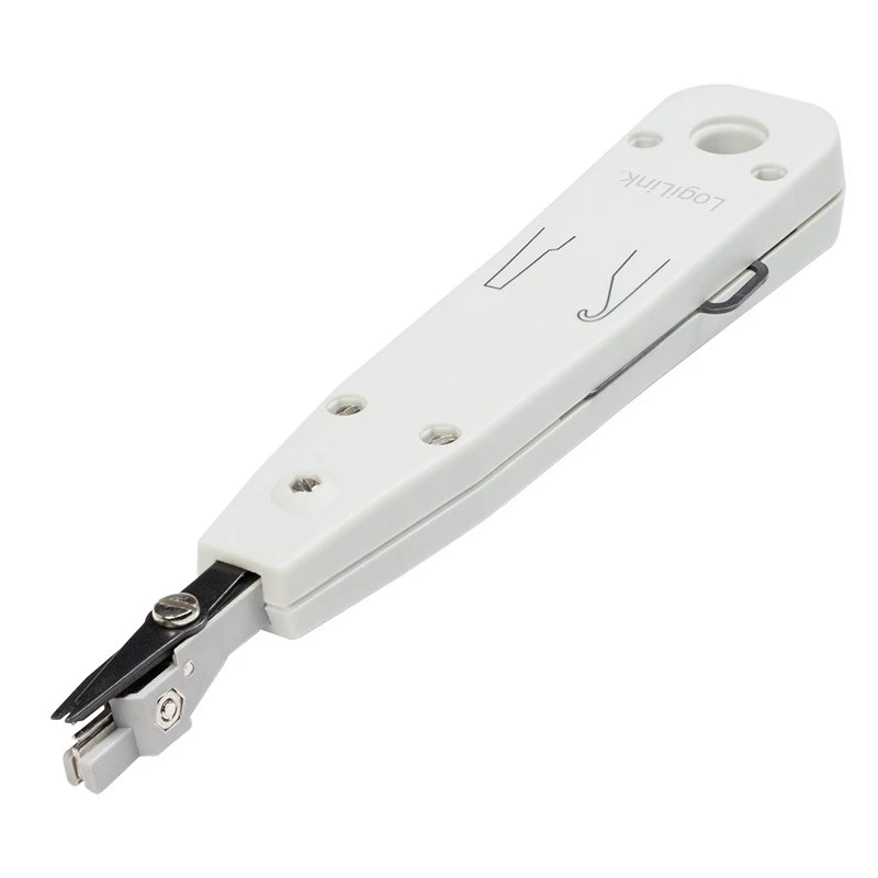 Kabelių užspaudimo replės LOGILINK WZ0001A RJ45/RJ11 su pjaustytuvu ir nuėmikliu, balta