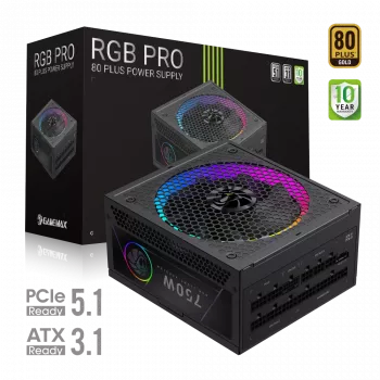 Gamemax Fully Modular 750W 80 PLUS Gold maitinimo blokas
