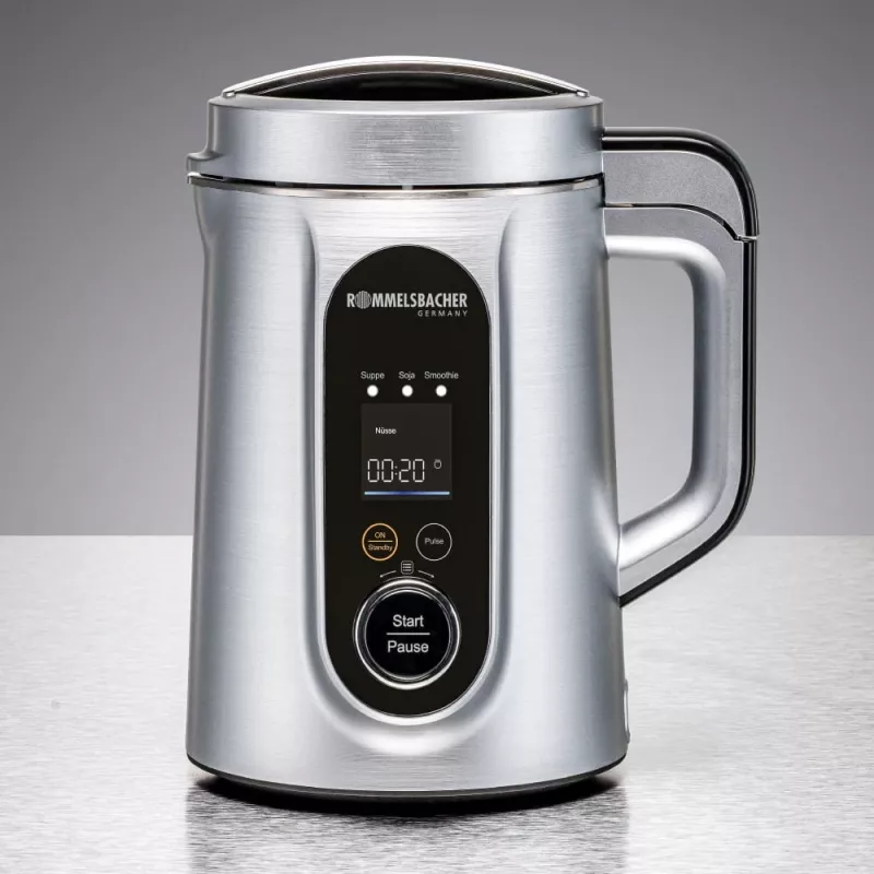 Sriubų ir augalinių gėrimų aparatas Rommelsbacher SVD 1400, 1,3 l, 1400 W, sidabrinis, plastikinis korpusas