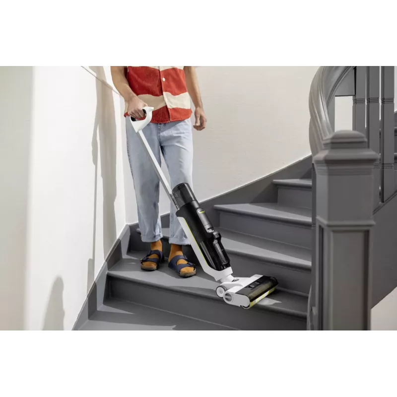 Grindų valiklis trys viename Karcher FCV 3 1.056-122.0 — sausas ir šlapias, 160 W, baltas