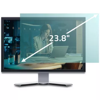 Monitoriaus ekrano apsauga QOLTEC 51075 23,8 col. Anti Blue Light, matinis anti-glare