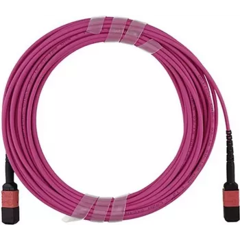 Skaidulinis optinis kabelis BlueOptics QK731A-BO MPO OM4 50 m Violetinis