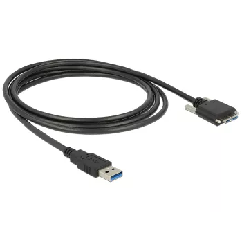 USB laidas DeLOCK 83599 USB 3.2 Gen 1 3m USB A Micro-USB B juodas