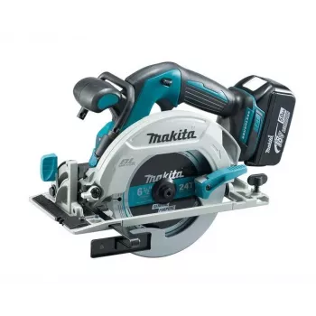 Nešiojamas diskinis pjūklas Makita DHS680RTJ 16,5 cm, juoda, pilka, turkio spalvos, 5000 aps./min.