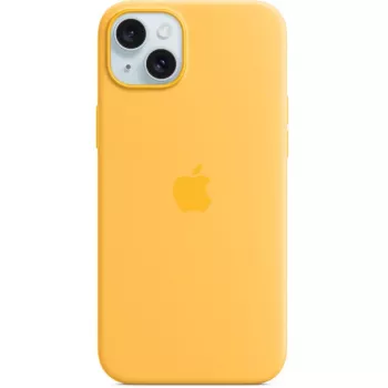 Silicone Case Cover Apple iPhone 15 Plus MagSafe Oranžinė