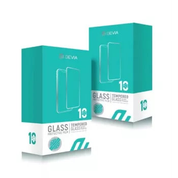 Devia Tempered Glass viso ekrano apsauginis stiklas, skirtas iPhone XS Max, skaidrus, 10 vnt. pakuotė