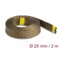 Kabelio rankovė DeLOCK 20889 Ruda Bazalto pluoštas 2,5 cm