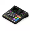 Studijos valdiklis RØDE Caster Duo Black — 2 kombinuoti XLR/TRS, 2 TRS linijiniai išėjimai, 48 kHz, 24 bitai, jutiklinis ekranas, „Wi‑Fi“, „Bluetooth“