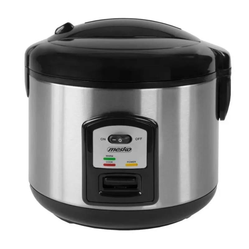 Ryžių virimo aparatas Mesko MS 6411, juodas/nerūdijantis plienas, 1000 W