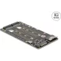 DELOCK SFF-8654 8i į 2x M.2 Key M NVMe SSD keitiklis, modelis 64295