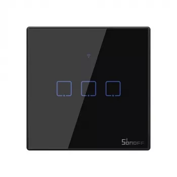 Smart jungiklis WiFi + RF 433 Sonoff T3 EU TX (3 kanalai)