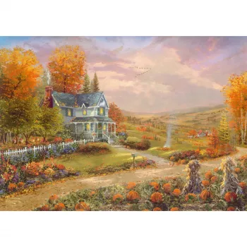 Thomas Kinkade Studios: Herbst in Apple Hill, Dėlionė 500 dalių