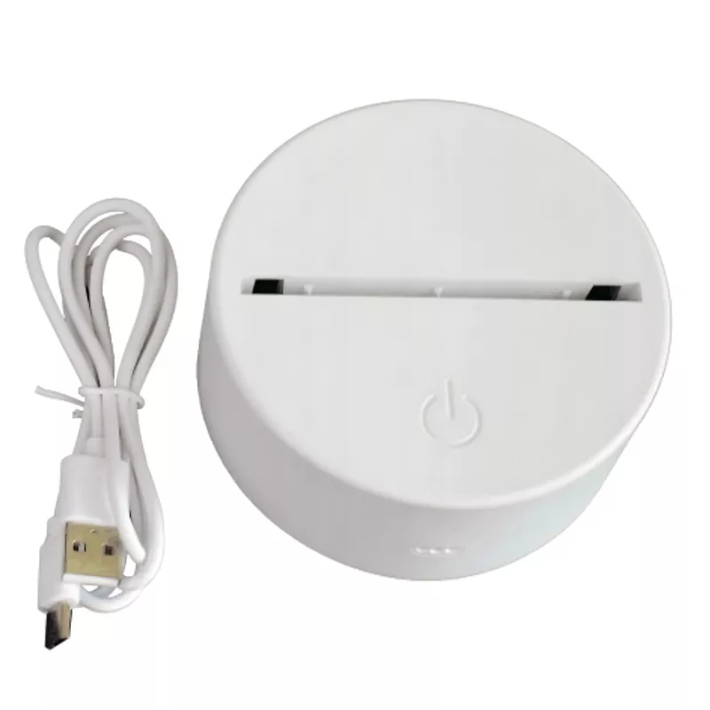 Naktinė lemputė Extralink HOME 3D širdies optinė iliuzija USB
