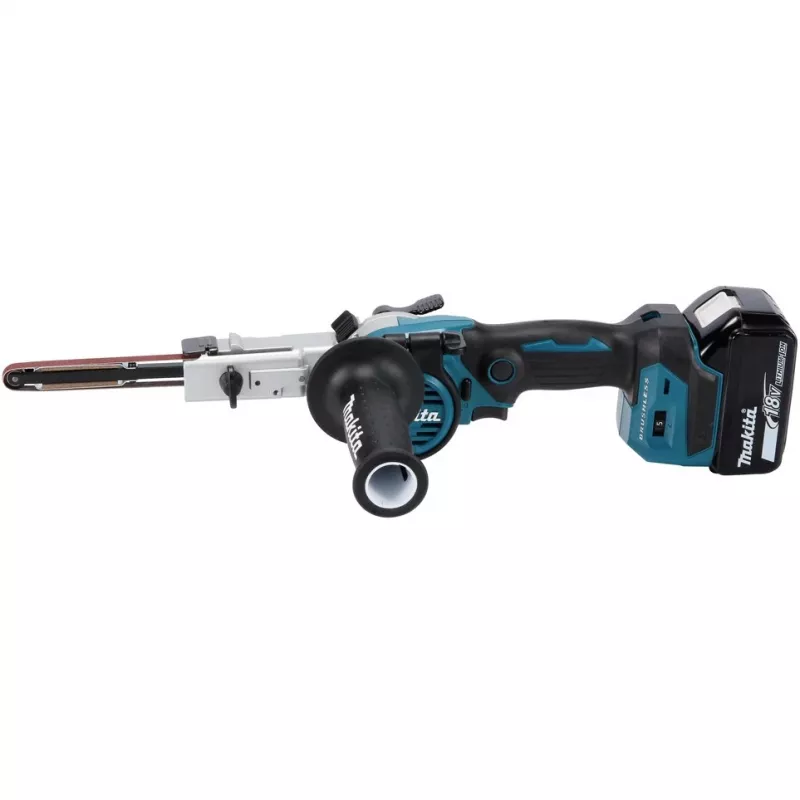 Makita DBS180Z belaidis juostinis šlifatorius, 18 V, juoda/mėlyna (be akumuliatoriaus)