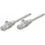 Intellinet tinklo jungiamasis kabelis, Cat5e, 1,5 m, pilkas, CCA, U/UTP, PVC, RJ45, paauksuoti kontaktai, be užkabinimo, su gaubtu, garantija visam laikui