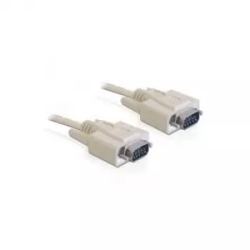 Serijinis kabelis DeLOCK Sub-D 9 84228 3m smėlio spalvos