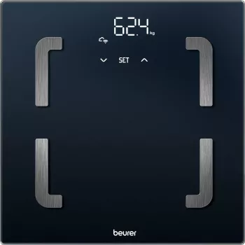 Beurer BF 880 WIFI kūno analizatoriaus svarstyklės, svėrimo riba 180 kg, juodos (76008)
