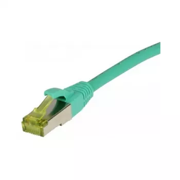 Pataisos laidas RJ45 CAT6A 500MHz, 1,0m, Žalias, S-STP(S/FTP), TPE/LSZH (Ultraflex), AWG26, su Cat.7 žaliava, Synergy 21 (S217673)