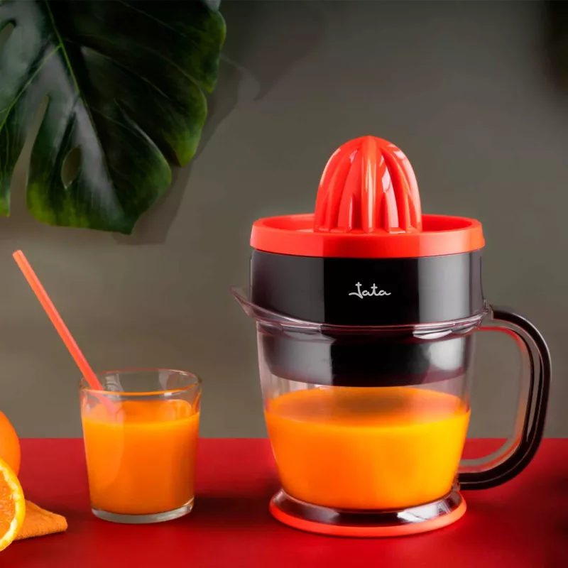 Elektrinė citrusinių vaisių spauda JATA JEEX1422 1,2 L 40 W Juoda Raudona Skaidri