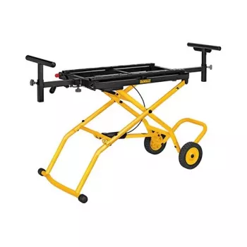 DeWALT DE7260-XJ pjūklo stovas kampiniam pjūklui, 2 kojos, juoda/geltona, maksimali apkrova 135 kg