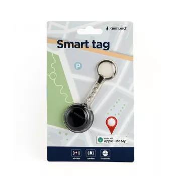 Gembird Locator Smart Tag, juoda