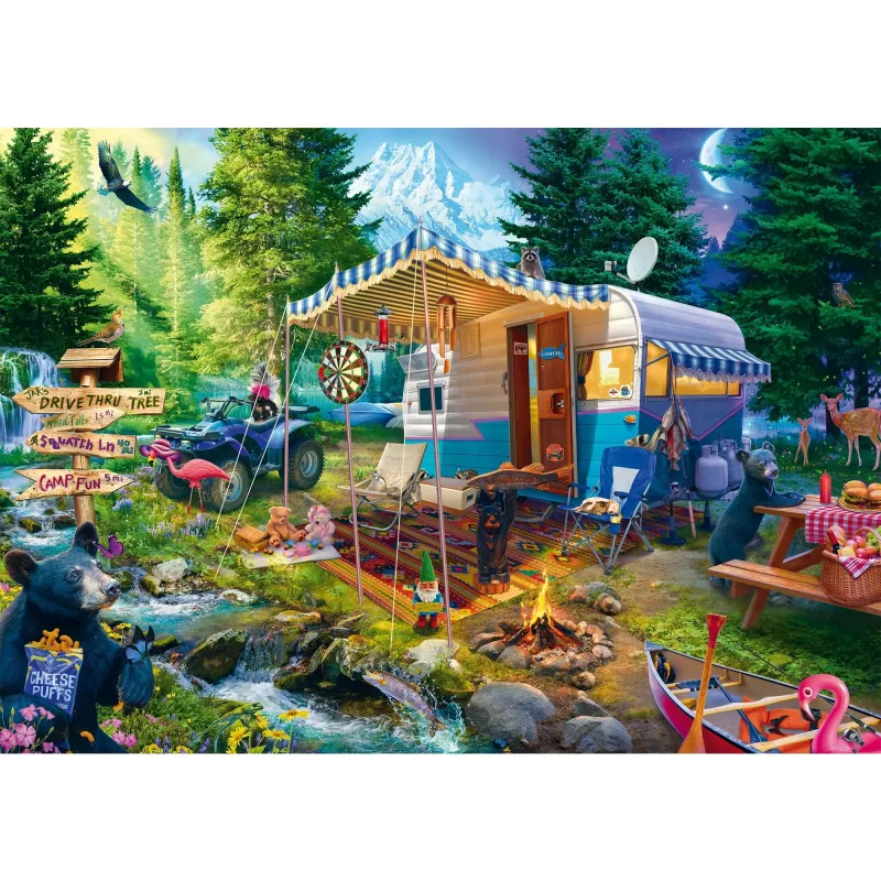 Dėlionė 1000 dalių, Schmidt Spiele — Jeff Haynie: Su karavonu kalnuose