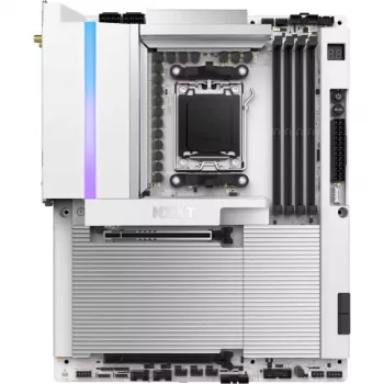 Pagrindinė plokštė NZXT N9 X870E White AM5 DDR5 ATX