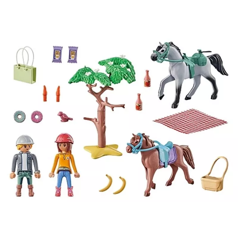 Playmobil 71470 Horses of Waterfall: Arklių Jodinėjimo Kelionės Pradžios Rinkinys