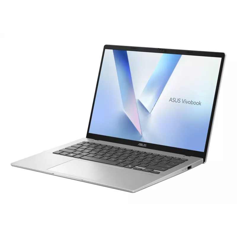 Nešiojamas kompiuteris ASUS Vivobook 14 M1407GA-LY012W Ryzen AI 7 445 14,0 colio WUXGA IPS-level 60Hz 300 nitų 16GB DDR5 512GB SSD 1080p kamera 42Wh WIN11