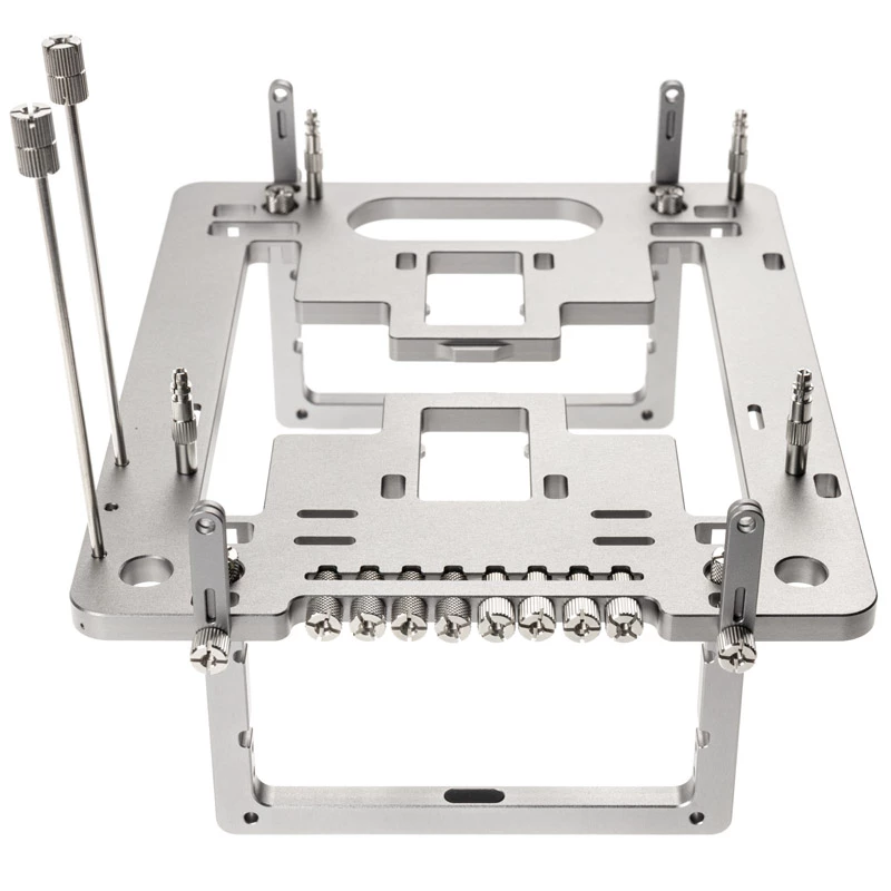 Mini benchtable korpusas Streacom BC1 Mini V2 sidabrinis – atviro rėmo važiuoklė